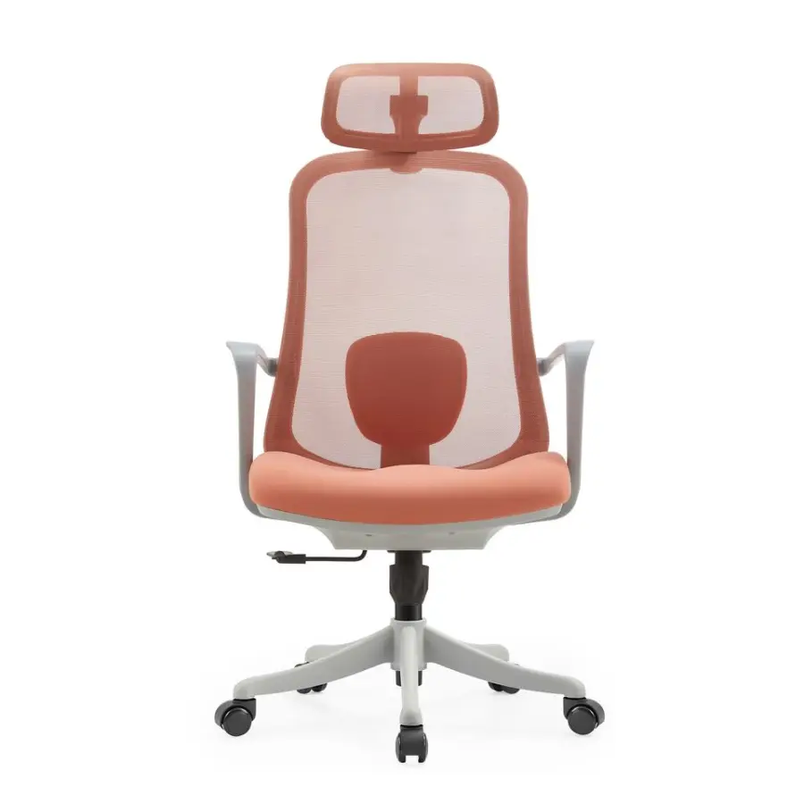 Breathable Fabric Ergonomic Load Swivel Office Chair Adjustable Lumbar Support Tilt Mechanism Multi Position Lock Office Chair — image 3