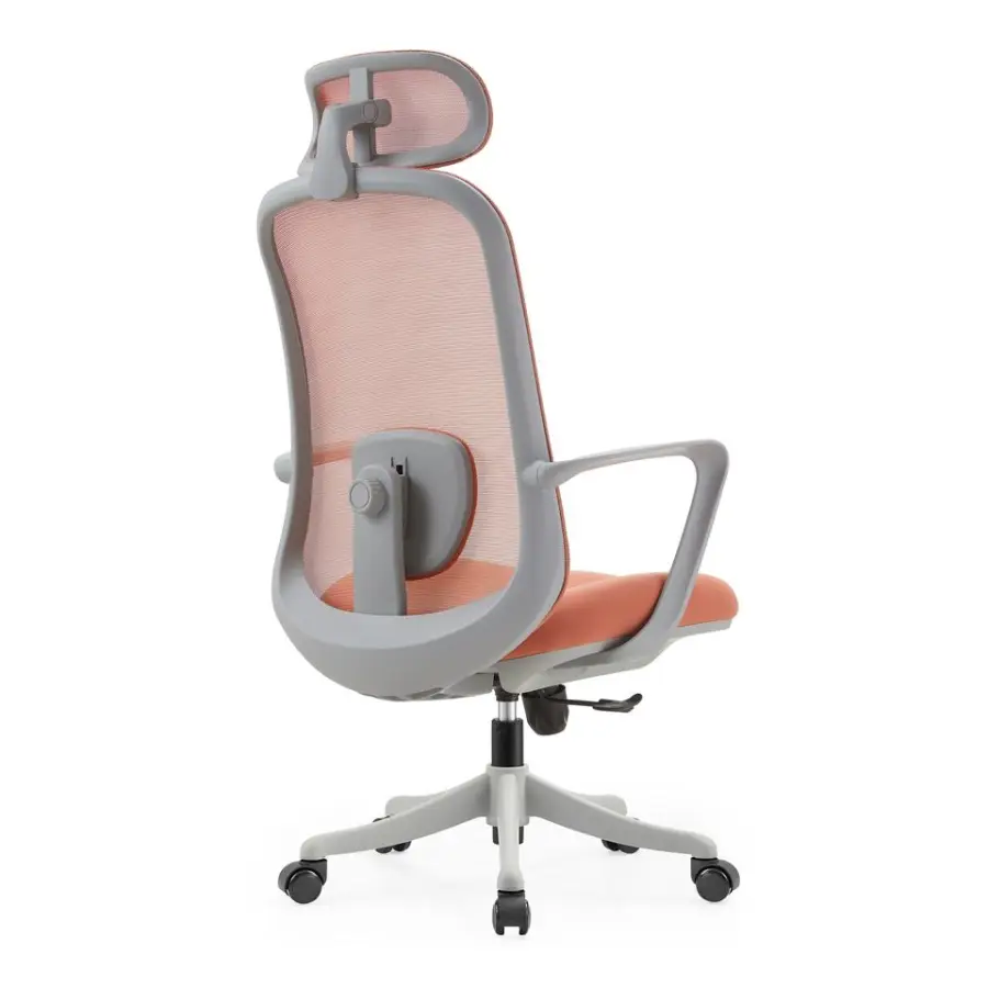 Breathable Fabric Ergonomic Load Swivel Office Chair Adjustable Lumbar Support Tilt Mechanism Multi Position Lock Office Chair — image 6