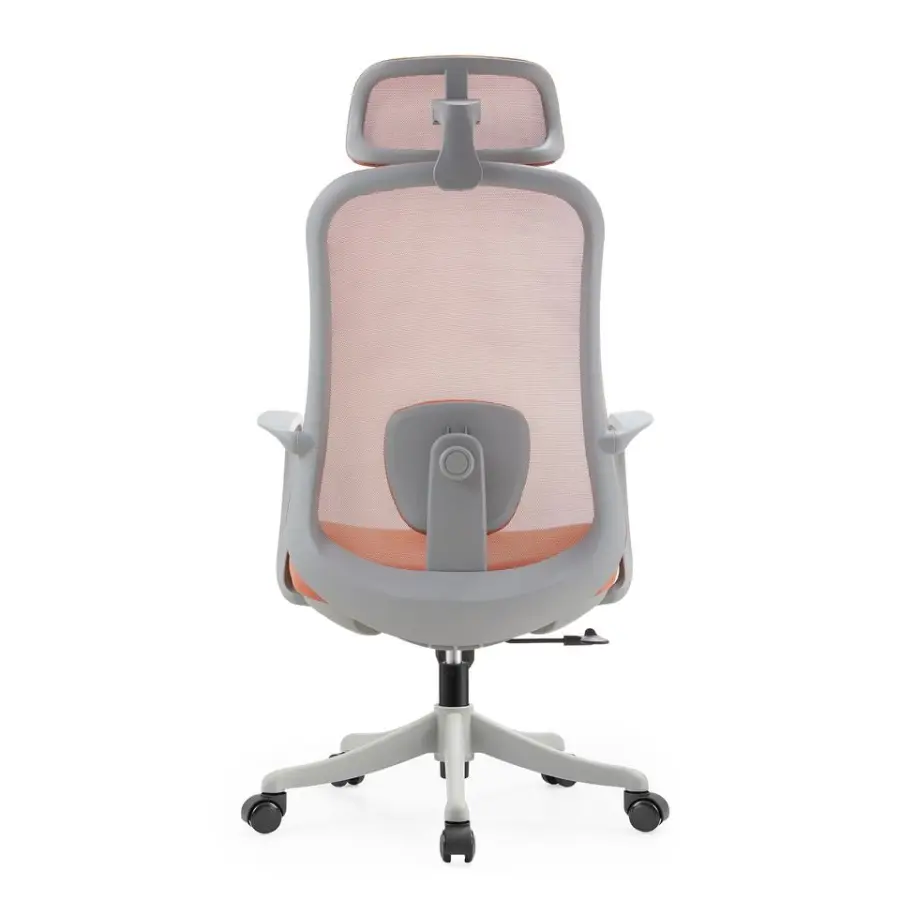 Breathable Fabric Ergonomic Load Swivel Office Chair Adjustable Lumbar Support Tilt Mechanism Multi Position Lock Office Chair — image 7
