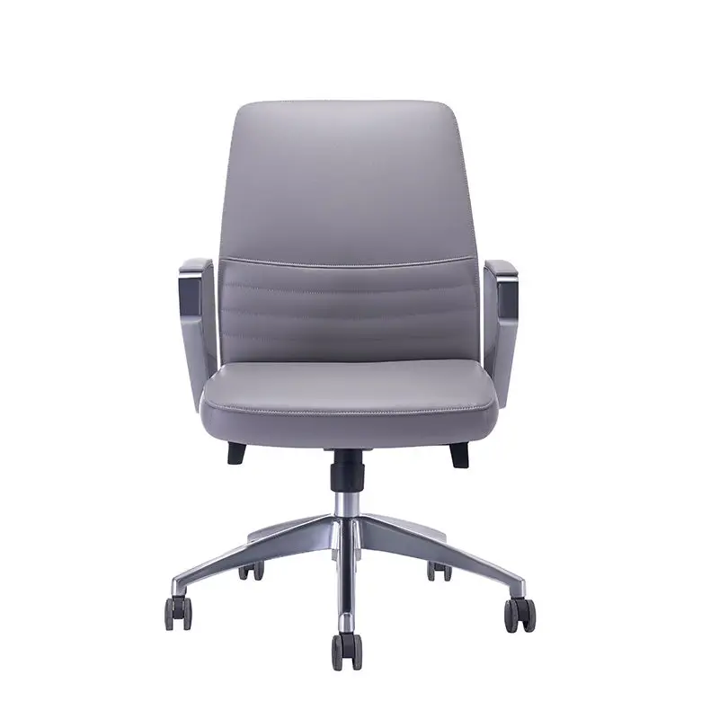 Office Revolving Chair Leisure Hotel Chair Aluminum MAC Modern Guangzhou Swivel Executive Leather Leather Metal Fixed Op — view 1