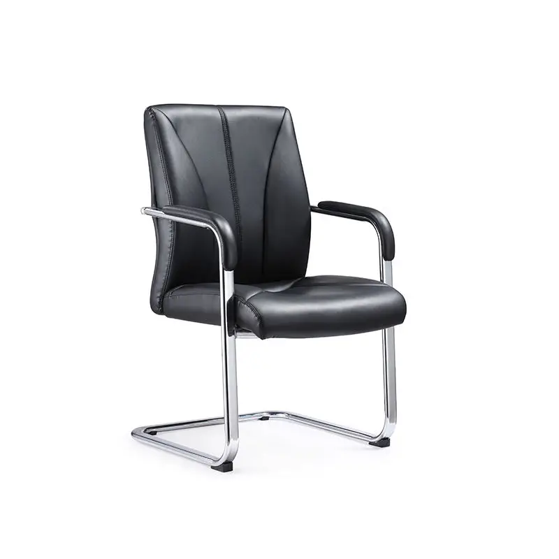 Chromed Base Chair High Quality Chair Executive Office Chair Chaise En Cuir Pour Bureau — image 5