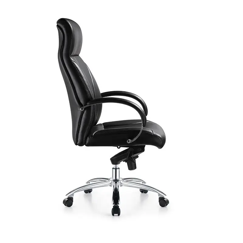 Chromed Base Chair High Quality Chair Executive Office Chair Chaise En Cuir Pour Bureau — image 6