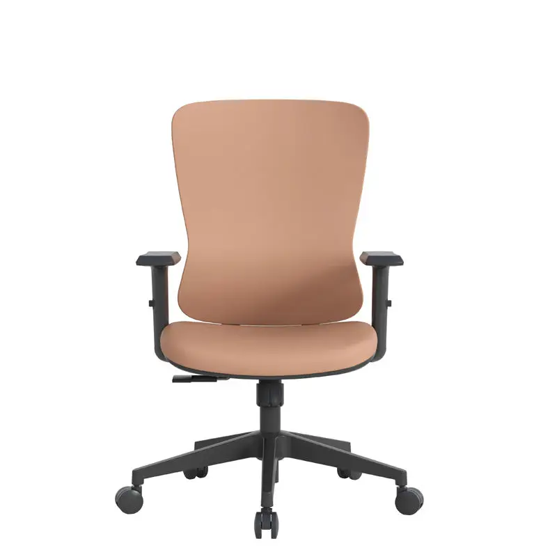 Modern Executive Aluminum Frame Ergonomic PU Leather Office Chair with Revolving Seat — view 6
