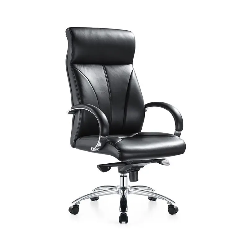 Meeting Chair With PU Leather Material Desk Chair Manager Office Chair Board Room Chairs — view 1