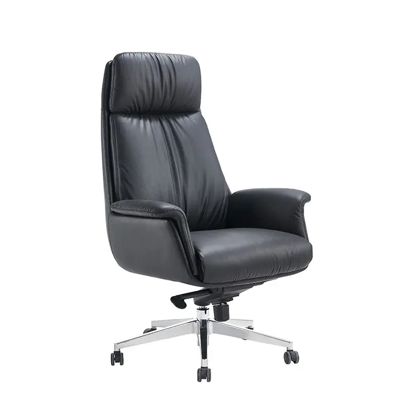 Luxury Furniture Leather Executive Office Desk Chairs Comfortable Ergonomic Executive Boss Manager Leather Office Chair — view 1