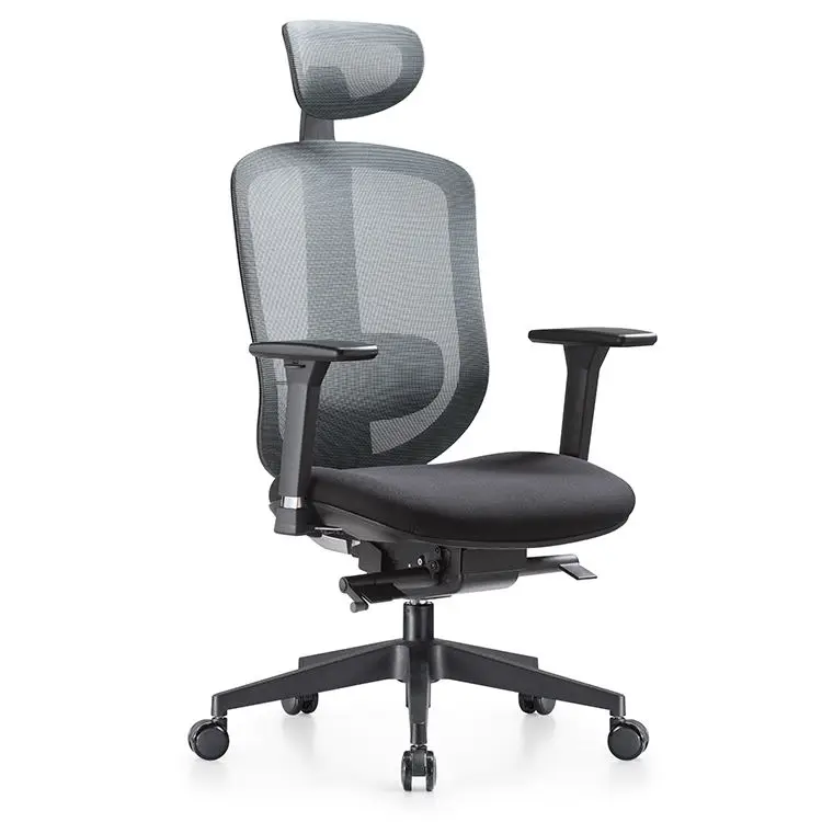Ergonomic Office Mesh Chairs with Italy Mechanism Self-adjust Back and Aluminium Support Office Furniture — view 1