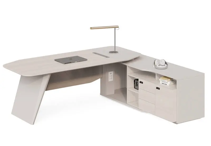 New Style Low Price Modern Luxury High End Convertible Executive Office Computer Desk with E0 MFC Material — image 5