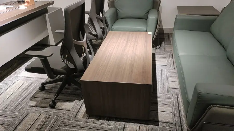 Low Price Beautiful Appearance Modern Luxury Convertible Executive Desk Fanmi CARB Certified E0 MFC Melamine Material Commercial — image 2