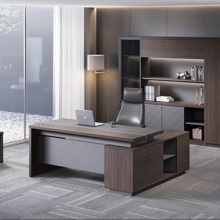 Modern Luxury Office Furniture Convertible CEO Desks for Boss Executives Low Price Executive Office Desk — view 1