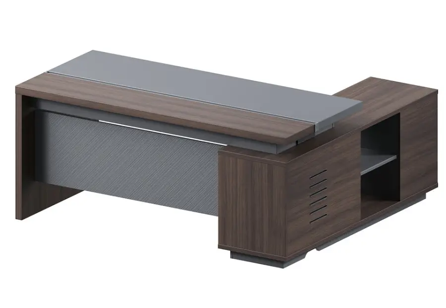 Modern Luxury Office Furniture Convertible CEO Desks for Boss Executives Low Price Executive Office Desk — image 2