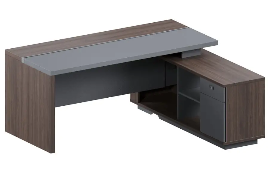 Modern Luxury Office Furniture Convertible CEO Desks for Boss Executives Low Price Executive Office Desk — image 4