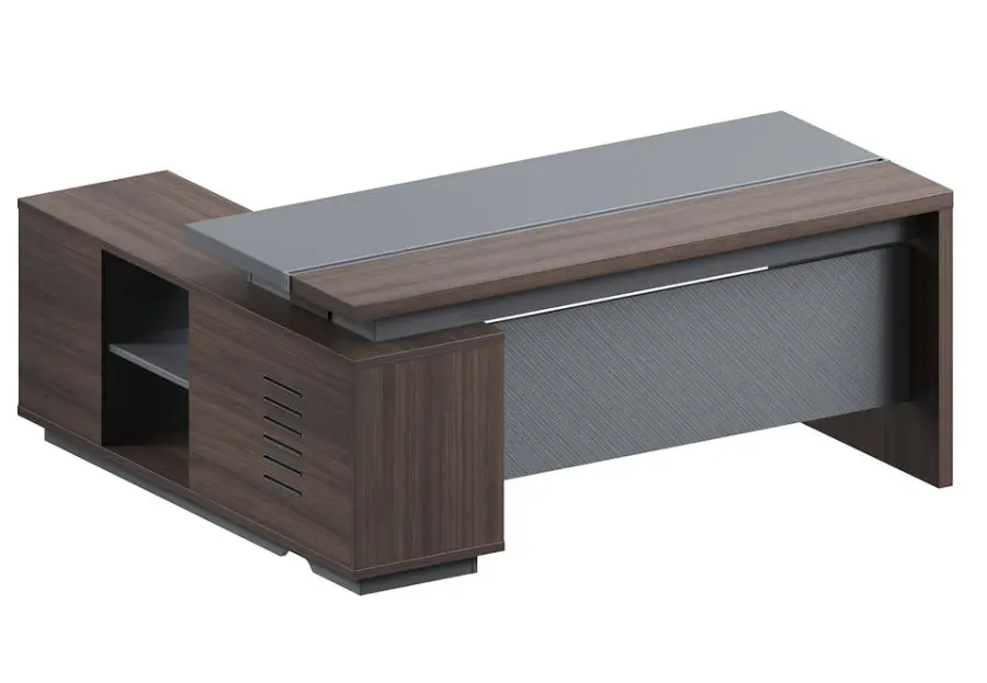 Modern Luxury Office Furniture Convertible CEO Desks for Boss Executives Low Price Executive Office Desk — image 5