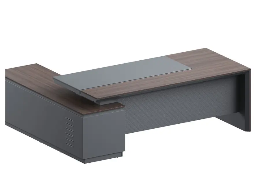 Factory Prices OEM Modern Luxury Ergonomic Convertible Executive Office Table with E0 MFC Material Commercial Furniture — image 5