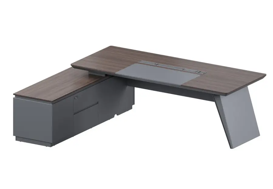 Manufacturer Supply China Supplier Fanmi Modern Luxury Convertible Executive Desk E0 MFC Material CARB Certified Office — image 4