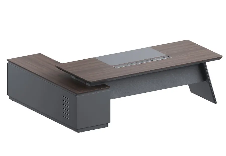 Manufacturer Supply China Supplier Fanmi Modern Luxury Convertible Executive Desk E0 MFC Material CARB Certified Office — image 5