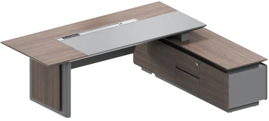Manufacturer Wholesale Luxury CEO Executive Convertible Modern Office Desk — image 3