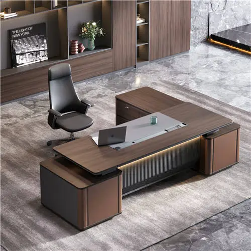Chinese Factory Price Luxury Modern Manager Office Executive Desk for Ceo — view 1