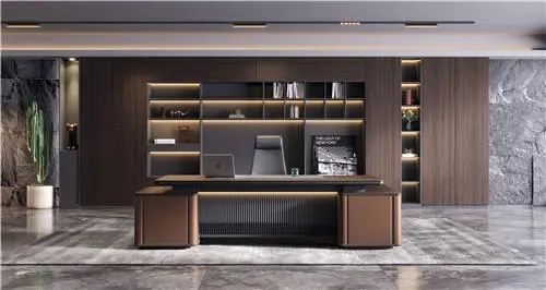 Chinese Factory Price Luxury Modern Manager Office Executive Desk for Ceo — image 2