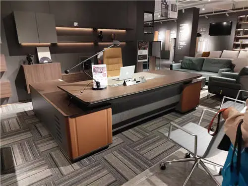 Chinese Factory Price Luxury Modern Manager Office Executive Desk for Ceo — image 4