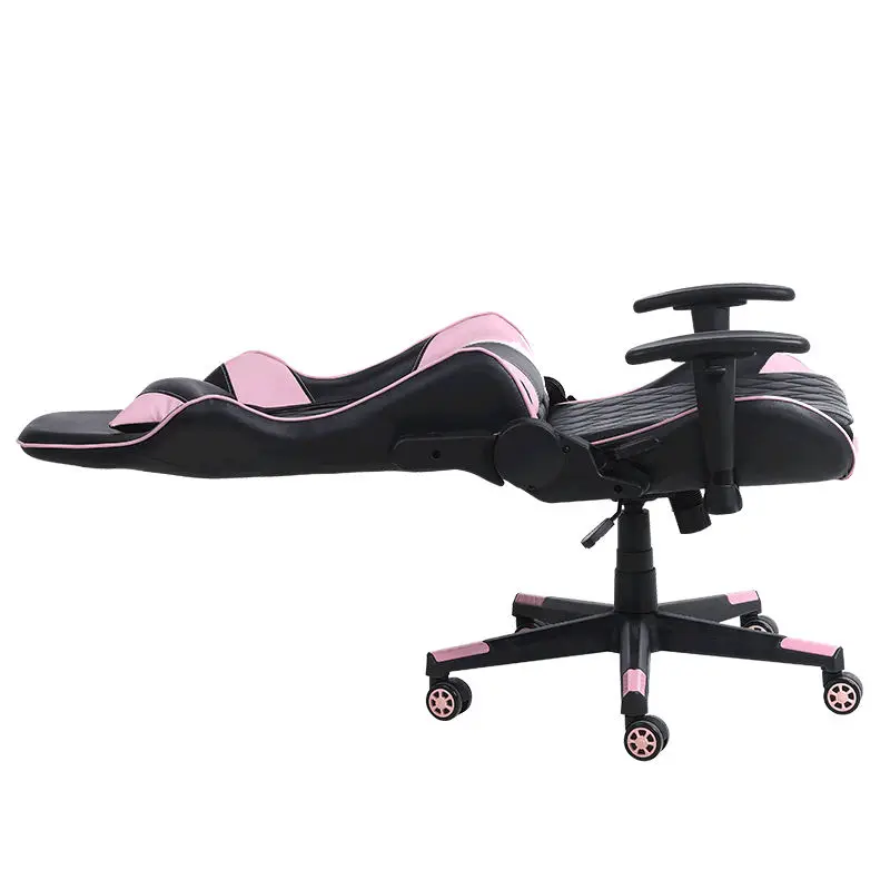 Silla Gamer Dropshipping Pc Office Racing Leather Led Gaming Chair Foldable Cheap Executive Adjustable Height 4-Stage Gas Lift — image 5