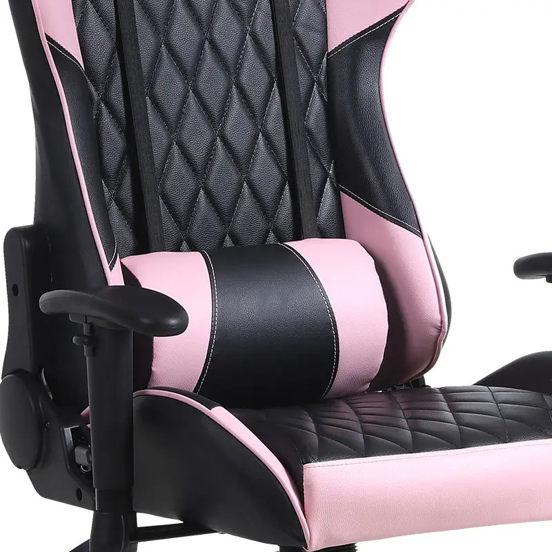 Silla Gamer Dropshipping Pc Office Racing Leather Led Gaming Chair Foldable Cheap Executive Adjustable Height 4-Stage Gas Lift — image 6