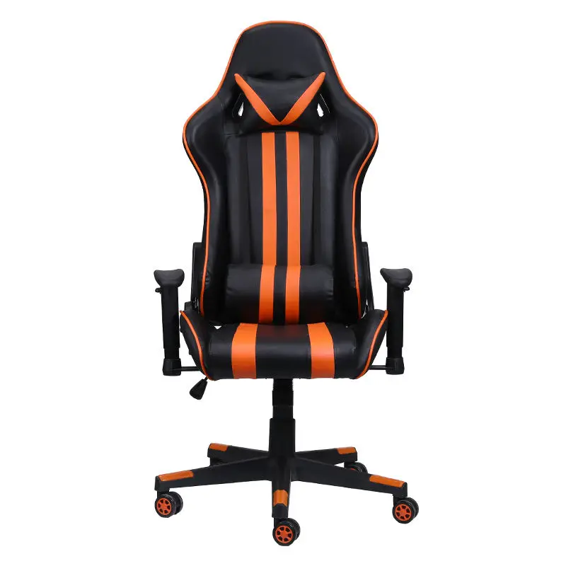 Adjustable Arms PU Leather Traditional Executive Back Swivel Computer Office Gaming Chair — view 1