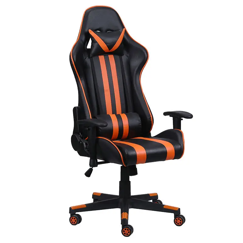 Adjustable Arms PU Leather Traditional Executive Back Swivel Computer Office Gaming Chair — view 2