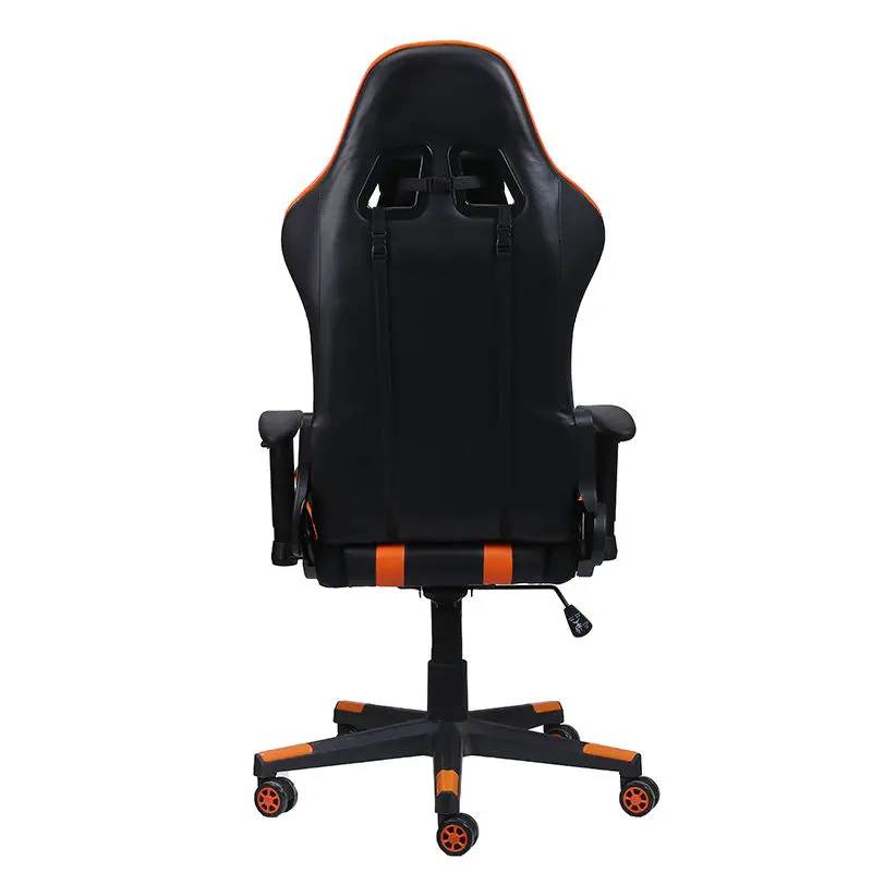 Adjustable Arms PU Leather Traditional Executive Back Swivel Computer Office Gaming Chair — view 5