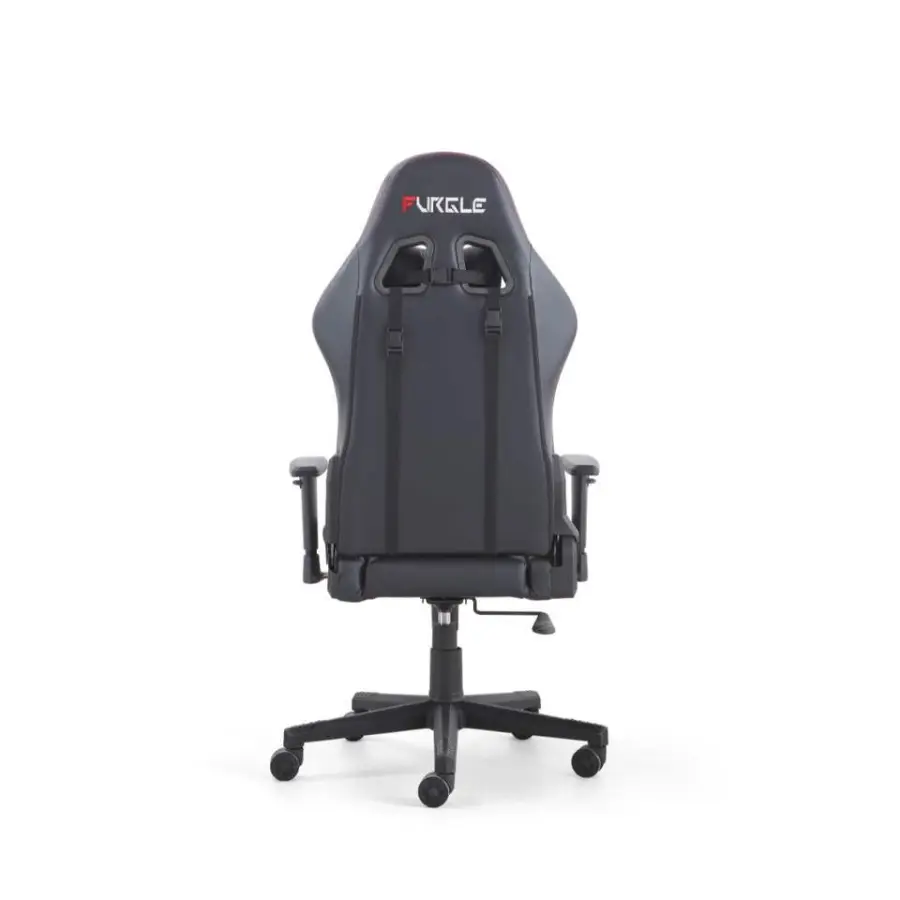 Computer Gaming Ergonomic Desk with Plastic High Resilience Foam Cushion Adjustable Height Lumbar Support 360 Swivel Bas — view 1