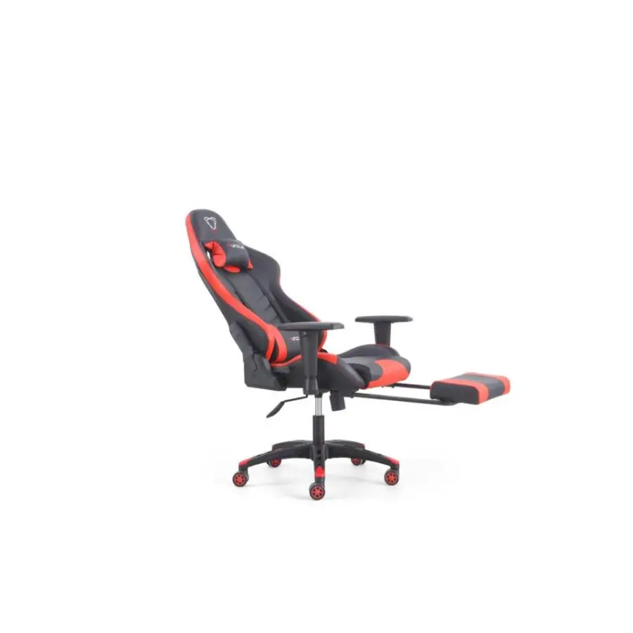 Modern Racing Style Plastic Convertible Gaming Chair Thick Cushion Breathable Mesh Fabric Adjustable Recline Lumbar Support — image 4