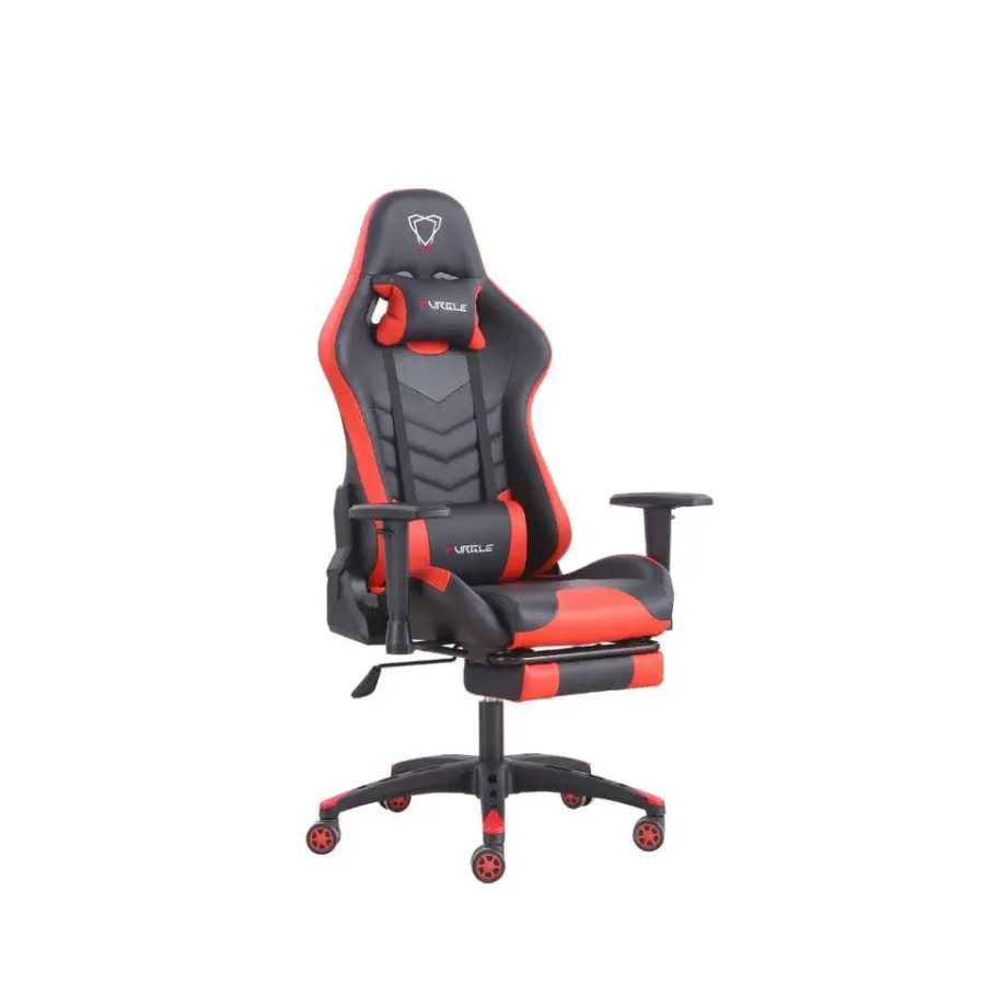 Premium Ergonomic Plastic Gaming Computer Desk Adjustable Armrests 360 Swivel High Back Support Breathable Mesh Cushion — view 2