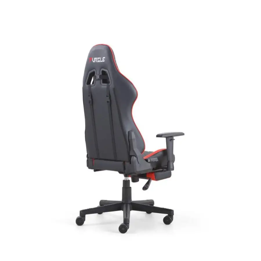 High Back Ergonomic Gaming Chair Footrest Built-in Massage Adjustable Recline 4D Armrests Breathable Mesh Fabric Plastic — image 6