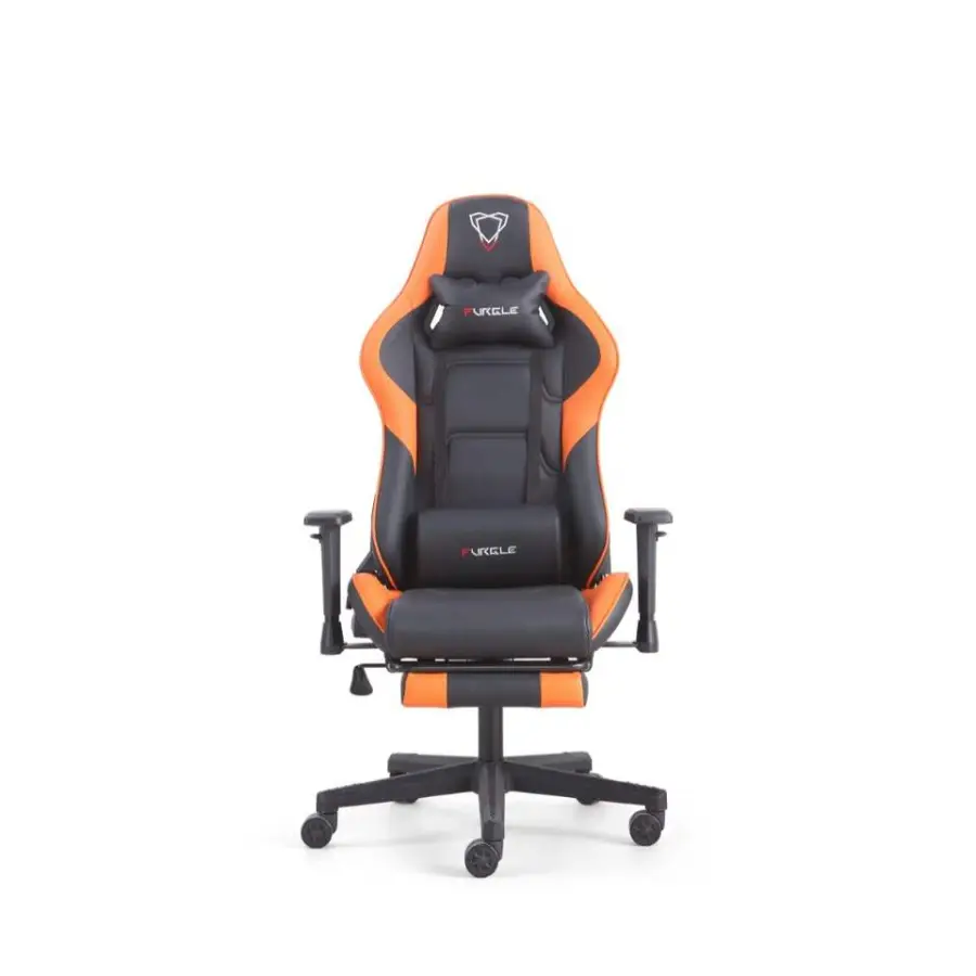 Portable Folding Gaming Chair with Footrest Adjustable Height Lightweight Design and Breathable Mesh for Easy Transport — view 1
