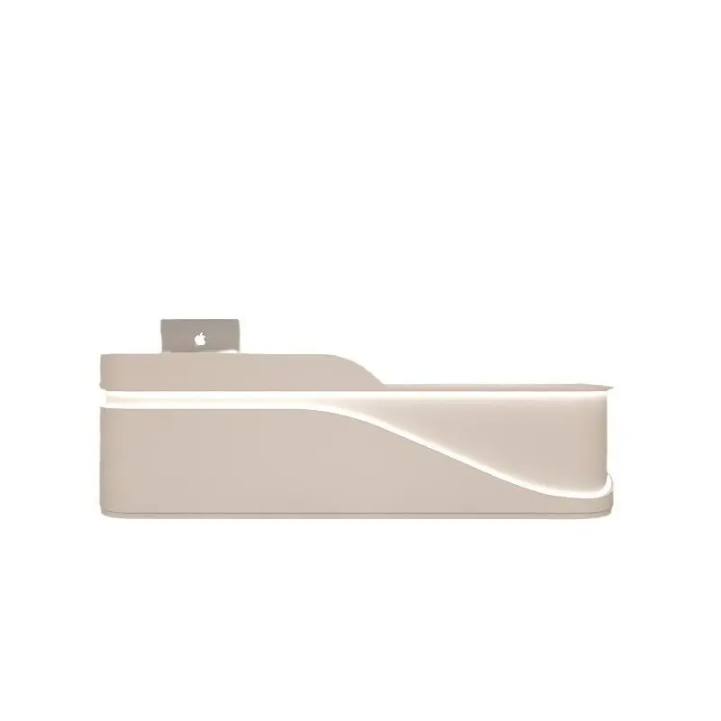 Modern Wood Design Reception Desk for Beauty Salon Dental Clinic Dance Training Classes Company Front Desk-for Schools Hospitals — image 6