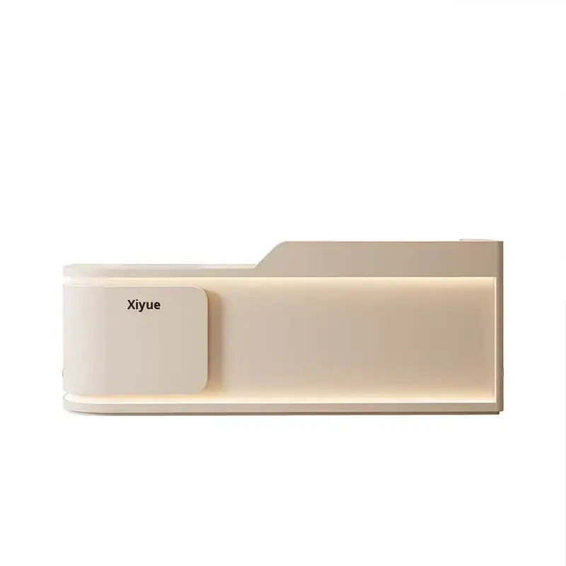 Modern Simple Lacquered Bar Counter Reception Desk for Beauty Salons Medical/Dental Clinics Clothing Schools/Hospitals Wood — image 7