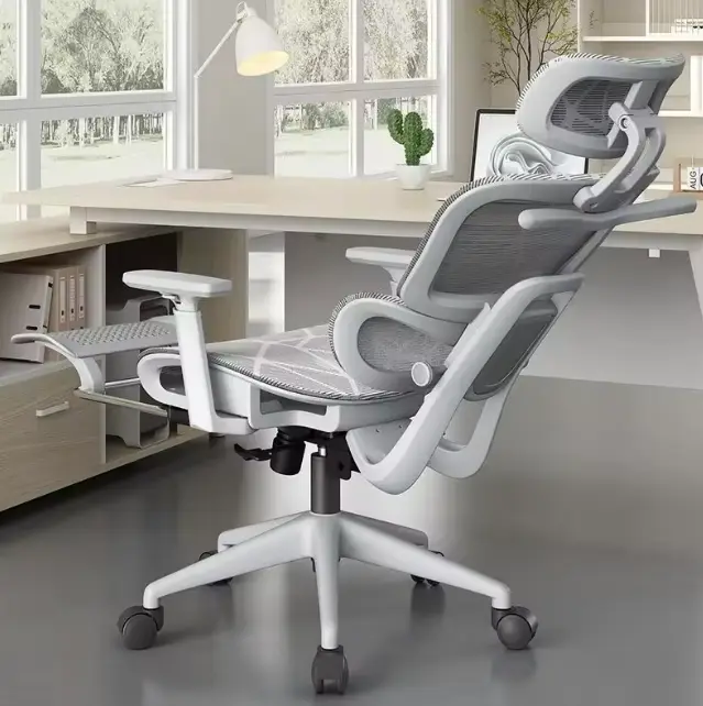 High Quality Ergonomic Mesh Chair Adjustable Height 5-Star Base for Computer Office Use Comfortable Sedentary E-Sports C — view 3