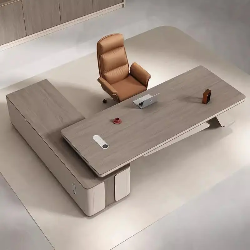 Modern 2-8 Seater Modular Office Desk Extendable Coworking Workstation Durable MDF for Open Space Workplace Furniture for Office manager's desk — image 5