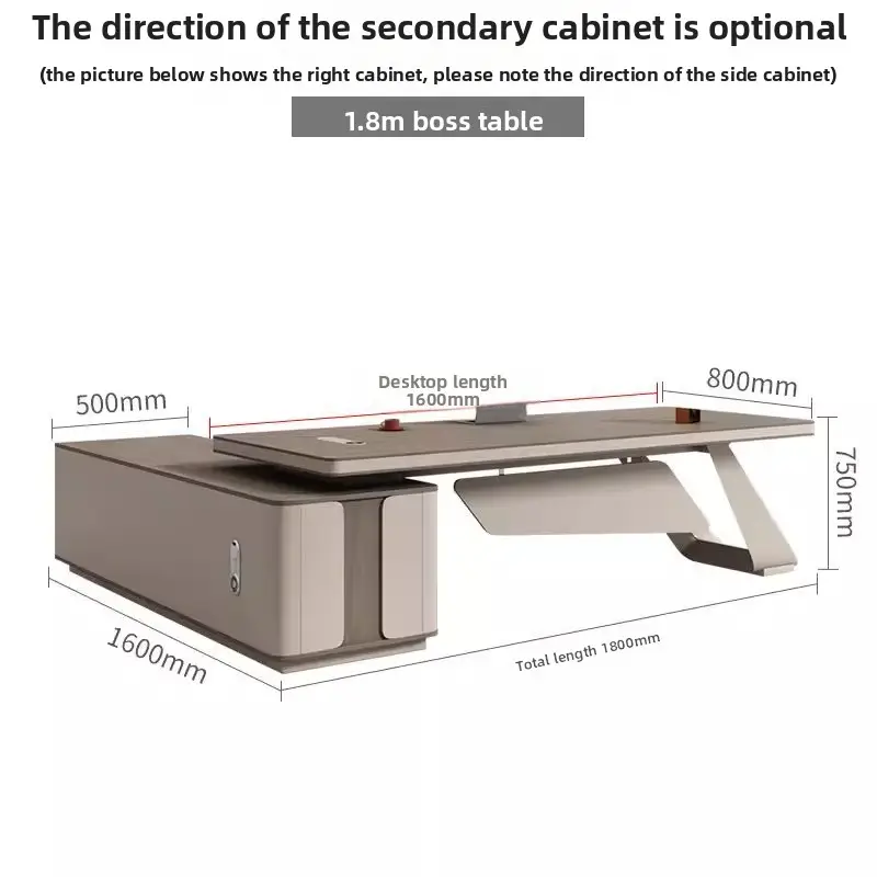 Modern 2-8 Seater Modular Office Desk Extendable Coworking Workstation Durable MDF for Open Space Workplace Furniture for Office manager's desk — image 7