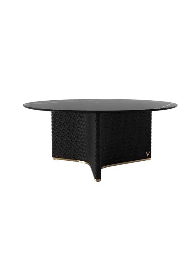 Italian Minimalist Coffee Table in Circular Shape Designed by a Professional Suitable for Modern Living Room Coffee Tabl — view 5