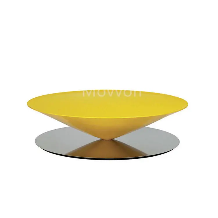 Luxury Marble Coffee Table Living Room Home Designer High-end Stainless Steel Round Coffee Table — image 6