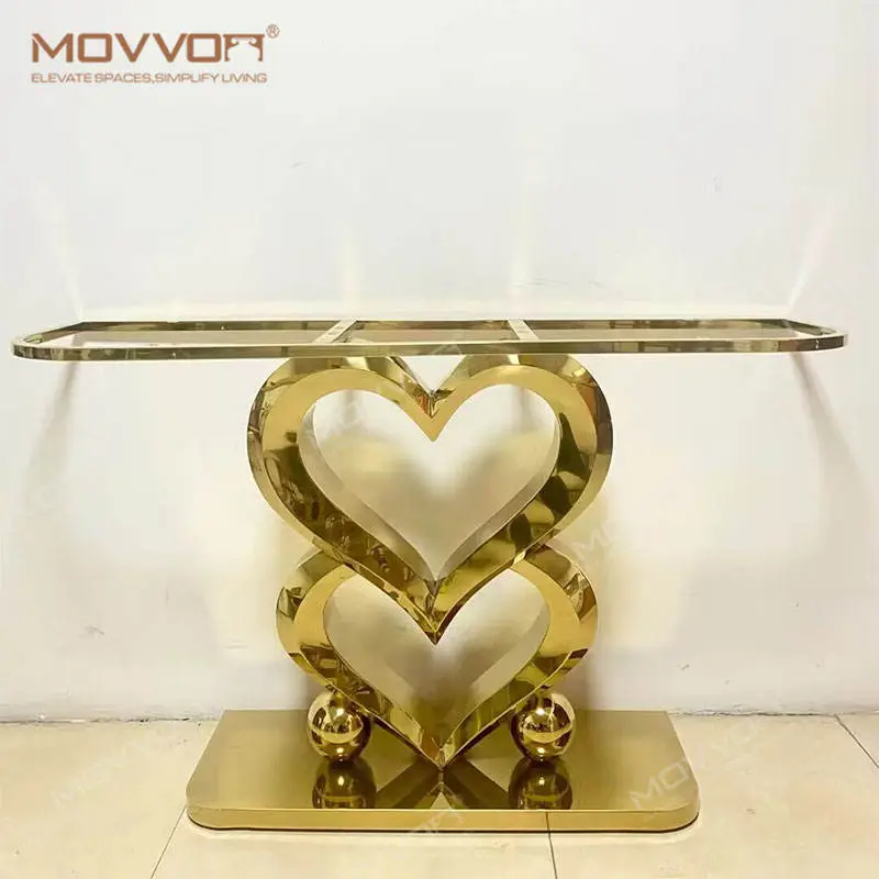 Lightweight Deluxe Stainless Steel Modern Furniture Diner Table Set with Stone Top — image 3