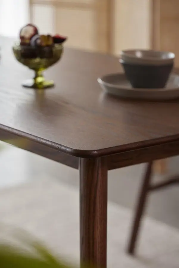 Modern Adjustable Home Furniture Solid Beech Wood Bistro Chairs and Dining Table Set in Nature Color for Dining Room — image 5