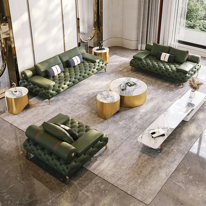 OEM ODM Hot Sale Luxury Upholstered Modern Room Furniture Sofa Modern Recliner Leather Sofa — view 1