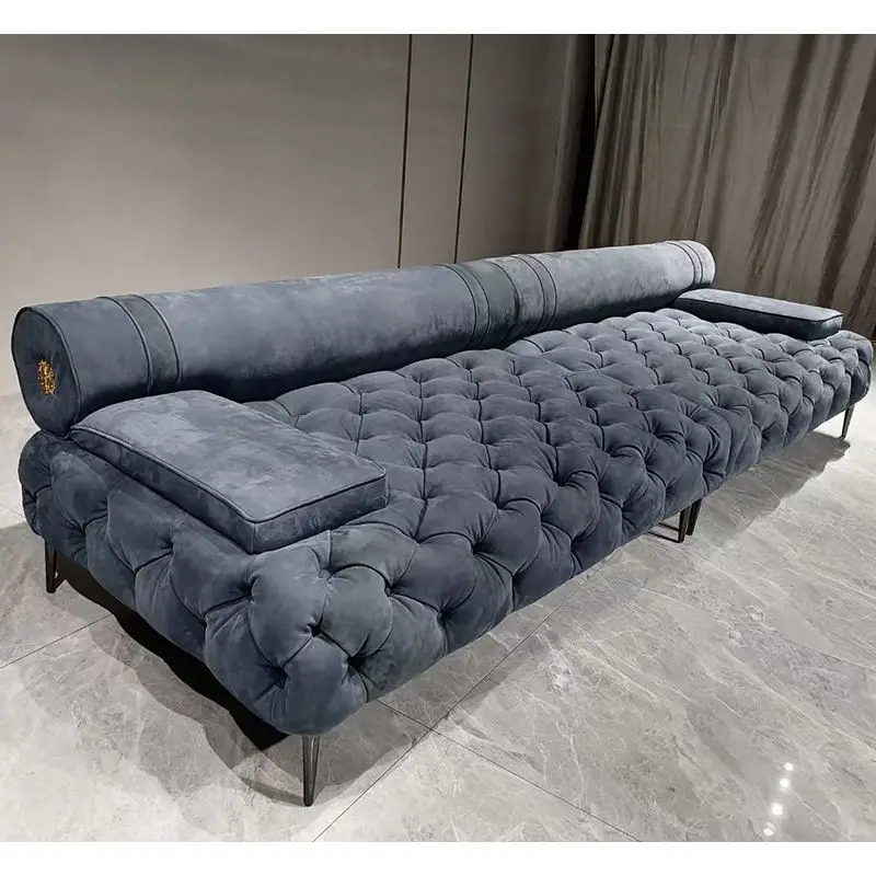 OEM ODM Hot Sale Luxury Upholstered Modern Room Furniture Sofa Modern Recliner Leather Sofa — image 4