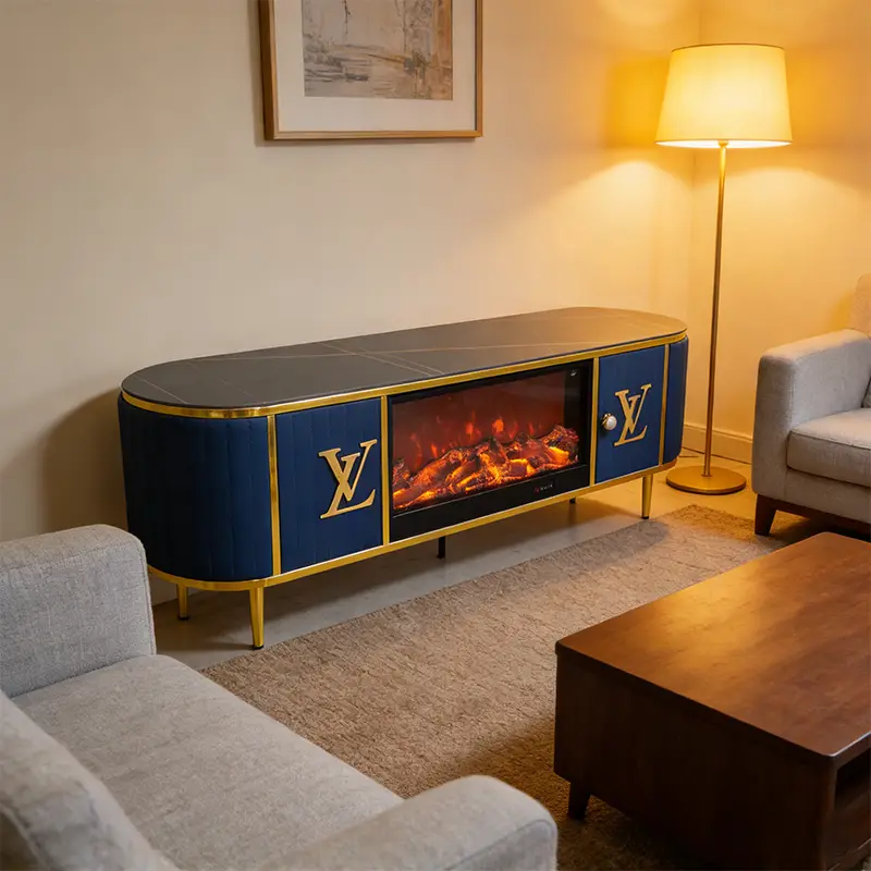 European Style TV Stand Versatile Home Office or Hotel Furniture for Living Room Dining Bedroom and Home Office — image 6