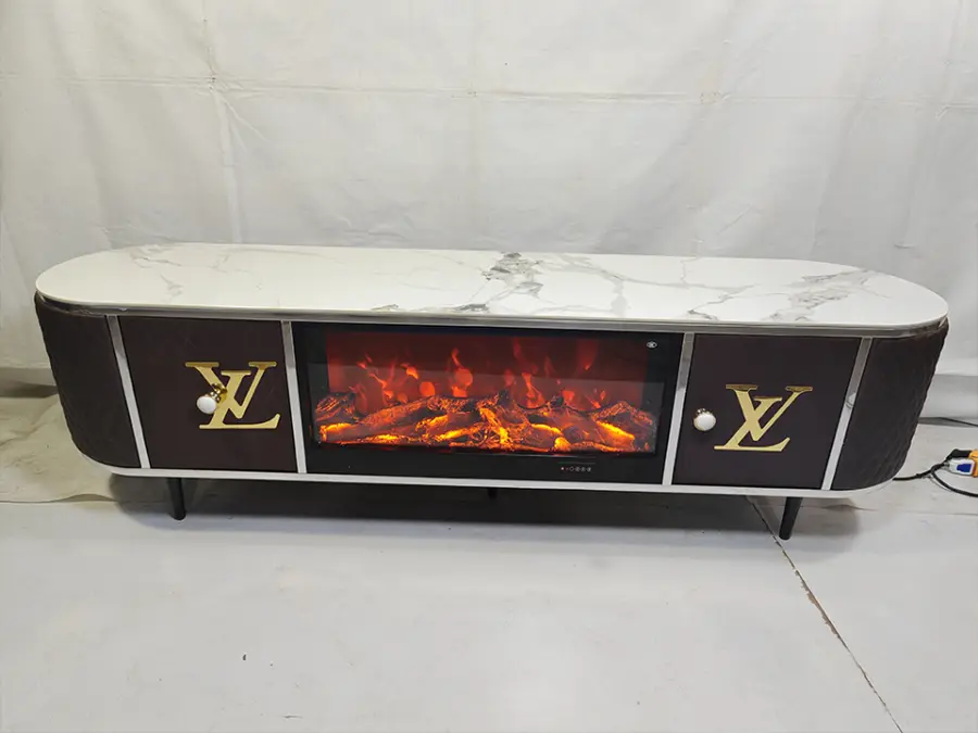 Factory Living Room Furniture Stainless Steel Eco-Friendly Durable Center Coffee Tables Drawer Modern Luxury Tv Stand — image 6