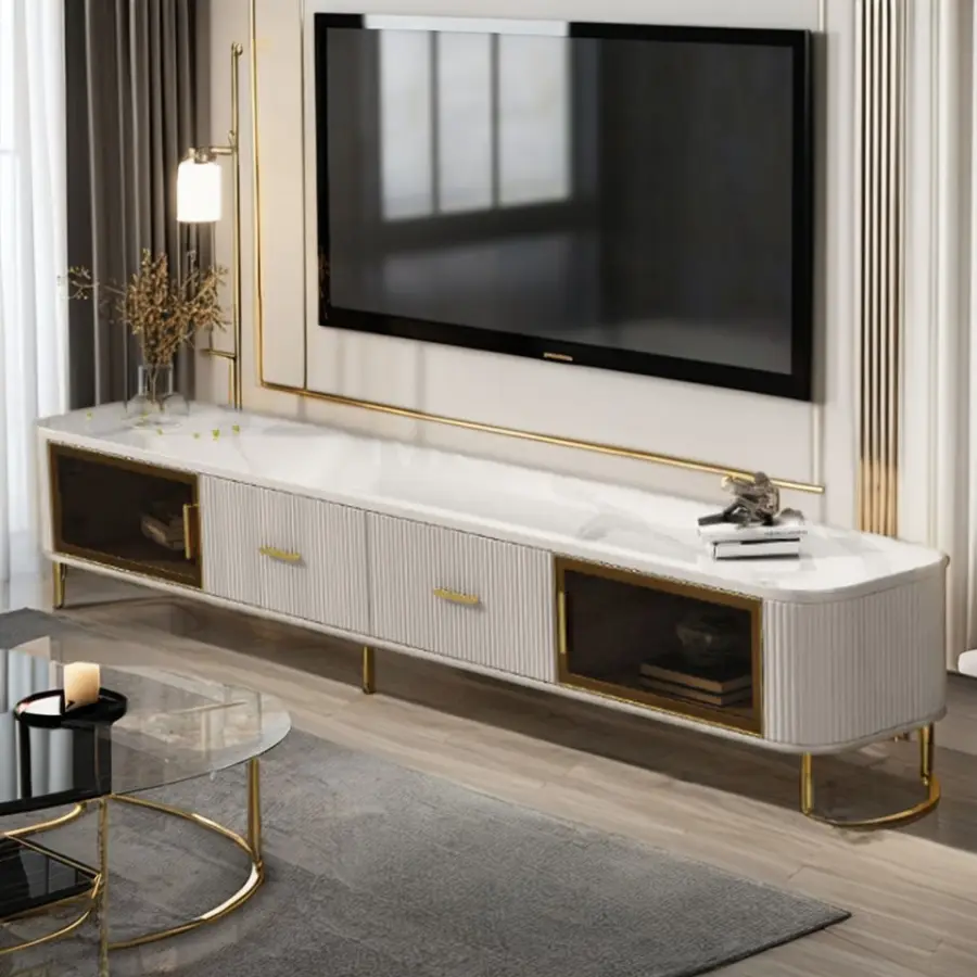 Modern Minimalist Restaurant Wine Storage Shelf Cabinet Tv Storage Cabinet Tv Cabinet Living Room Furniture — image 4