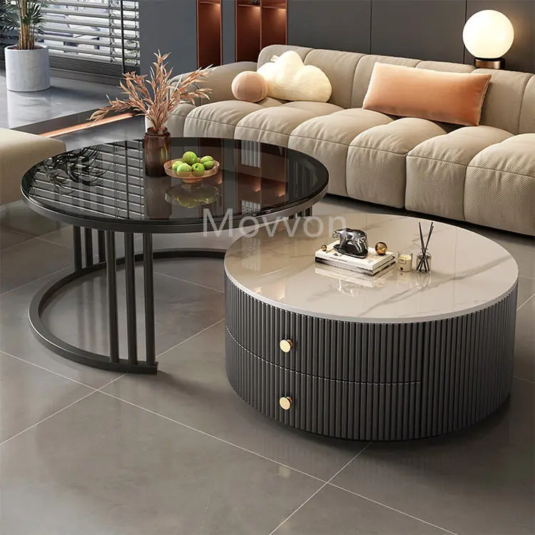 Modern Stainless Steel TV Stand — image 4