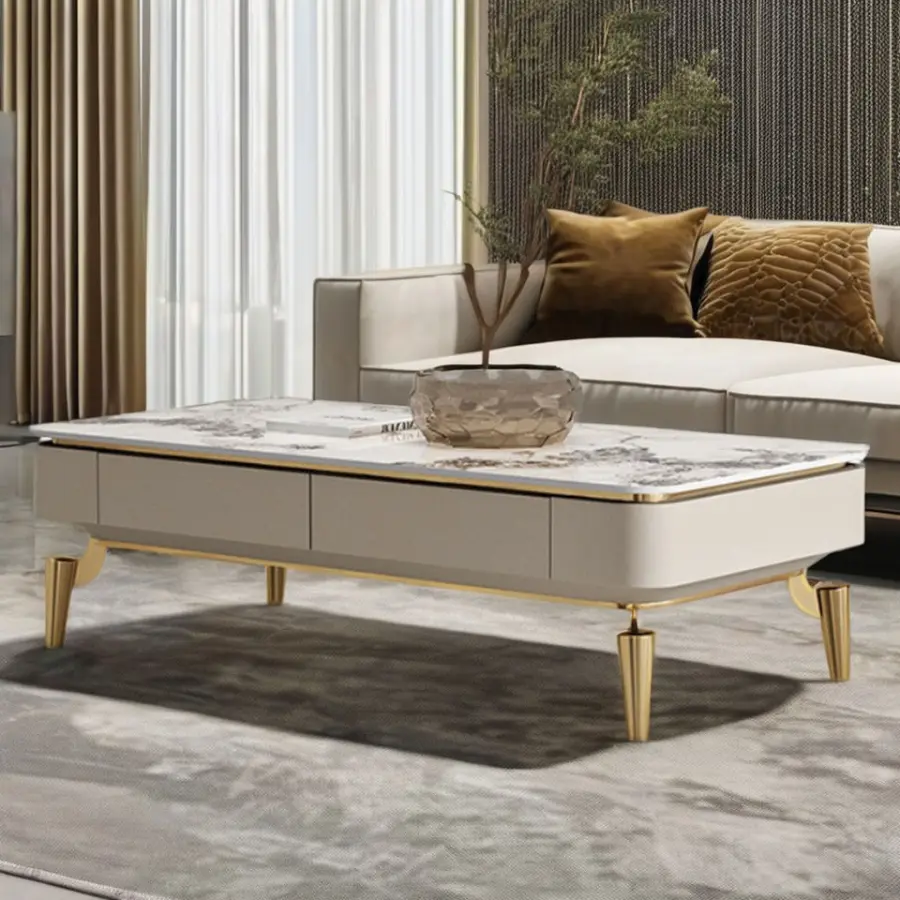 High Quality Luxury Italian Lamps Furniture Modern Living Room Bedroom Hall Modern Wooden TV Cabinet Stand — image 5