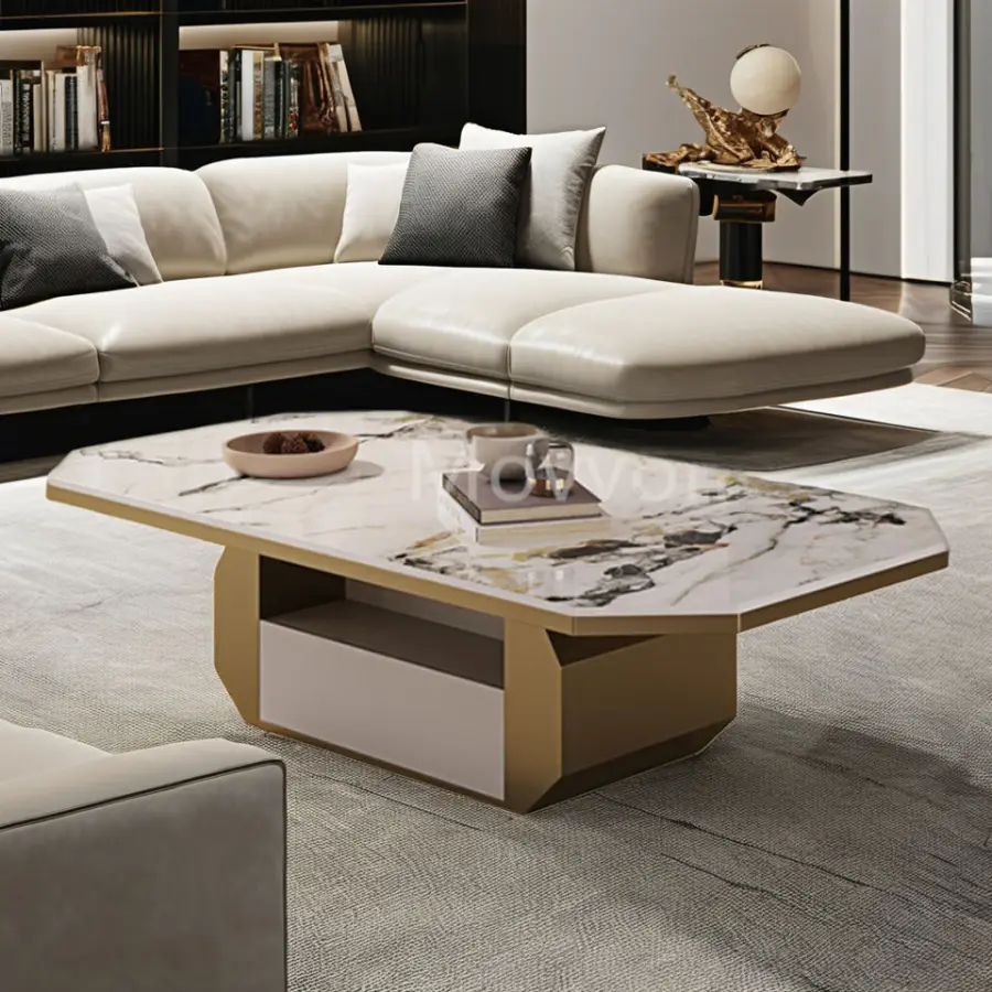 Modern Luxury TV Stand Wholesale Furniture for Living Room Bedroom Entry & Hospital-TV Table Manufacture — image 7